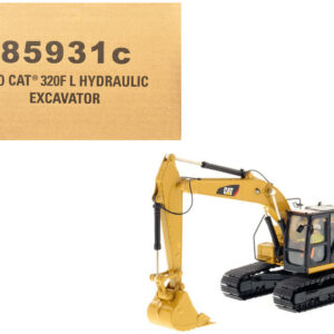 CAT Caterpillar 320F L Hydraulic Excavator with Operator "Core Classics" Series 1/50 Diecast Model by Diecast Masters