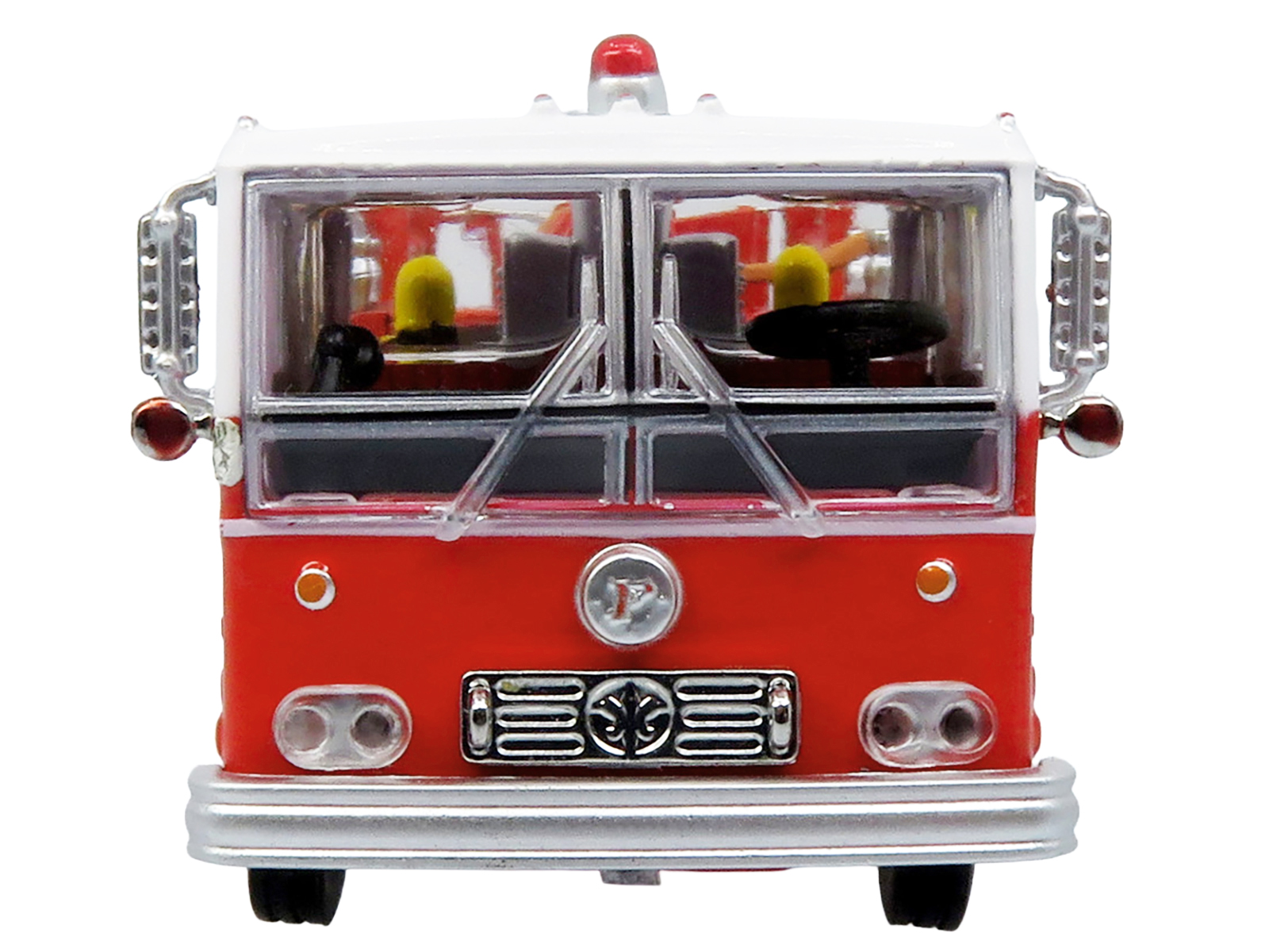 1974 Ward LaFrance Fire Engine "San Francisco Fire Department – Engine 31" Red with White Top "5 Alarm" Series Limited Edition 1/87 (HO) Diecast Model by Iconic Replicas - Image 4