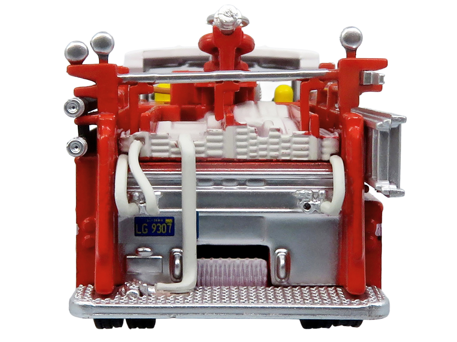 1974 Ward LaFrance Fire Engine "San Francisco Fire Department – Engine 31" Red with White Top "5 Alarm" Series Limited Edition 1/87 (HO) Diecast Model by Iconic Replicas - Image 5