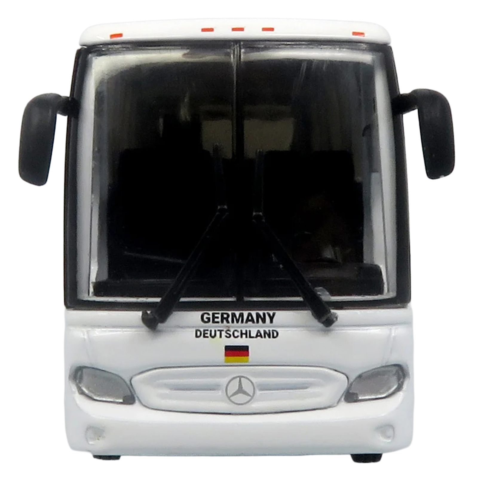 Daimler Tourrider Coach Bus "Germany National Football Team" White with Graphics "International Federation of the Global Game" Series Limited Edition to 504 pieces Worldwide 1/87 (HO) Diecast Model by Iconic Replicas - Image 4