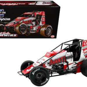 USAC Sprint Car #3P Kyle Cummins "Avanti" Champion "USAC Sprint Car National Championship" (2025) 1/18 Diecast Model Car by ACME