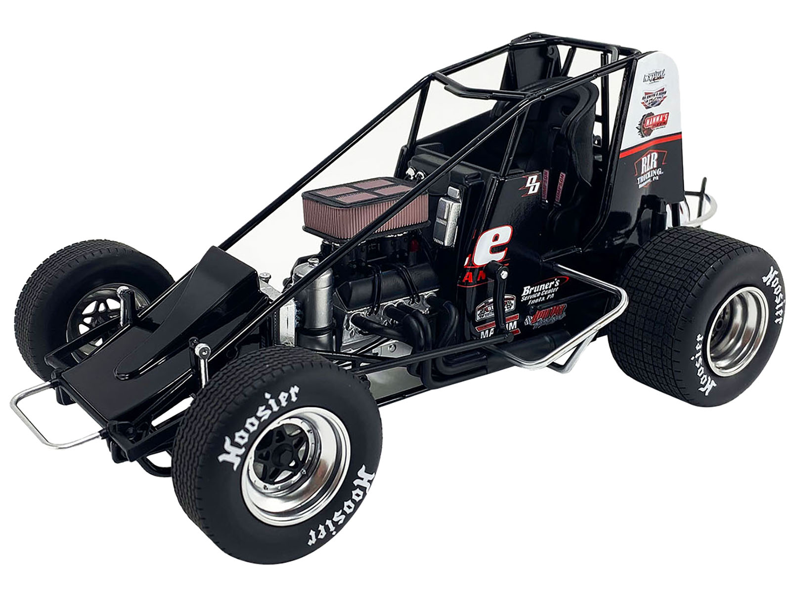 Winged Sprint Car #48 Danny Dietrich "Weikert's Livestock Inc." Gary Kauffman Racing (2024) 1/18 Diecast Model Car by ACME - Image 2
