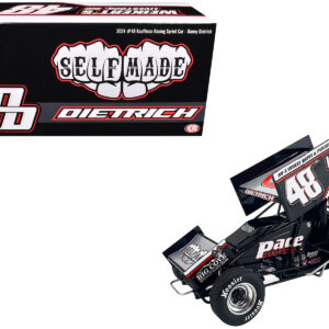 Winged Sprint Car #48 Danny Dietrich "Weikert's Livestock Inc." Gary Kauffman Racing (2024) 1/18 Diecast Model Car by ACME