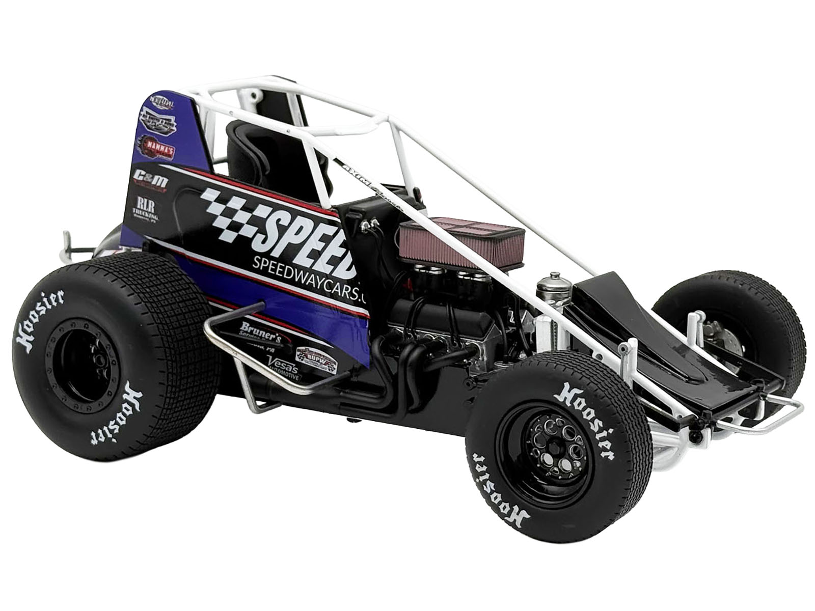 Winged Sprint Car #48 Danny Dietrich "Weikert's Livestock - Speedway Cars" Gary Kauffman Racing (2025) 1/18 Diecast Model Car by ACME - Image 2