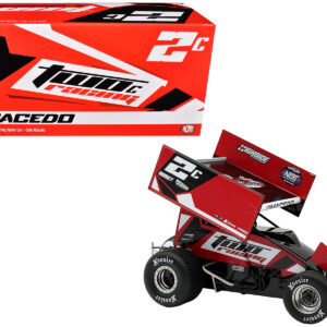 Winged Sprint Car #2C Cole Macedo "Two C Racing" (2025) 1/18 Diecast Model Car by ACME