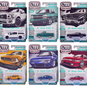 Auto World Premium 2025 Release 1 Set A of 6 pieces 1/64 Diecast Model Cars by Auto World