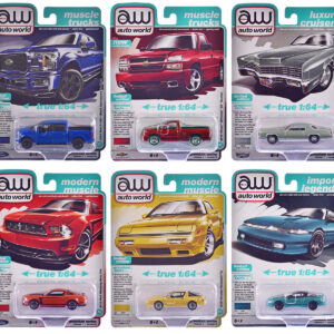 Auto World Premium 2025 Release 1 Set B of 6 pieces 1/64 Diecast Model Cars by Auto World