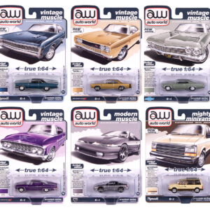 Auto World Premium 2025 Release 2 Set B of 6 pieces 1/64 Diecast Model Cars by Auto World