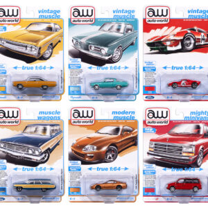 Auto World Premium 2025 Release 3 Set A of 6 pieces 1/64 Diecast Model Cars by Auto World