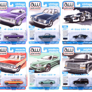 Auto World Premium 2025 Release 3 Set B of 6 pieces 1/64 Diecast Model Cars by Auto World