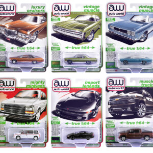 Auto World Premium 2026 Release 1 Set A of 6 pieces 1/64 Diecast Model Cars by Auto World