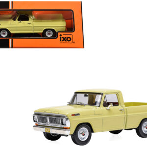 1970 Ford F-100 Pickup Truck Yellow 1/43 Diecast Model by IXO Models