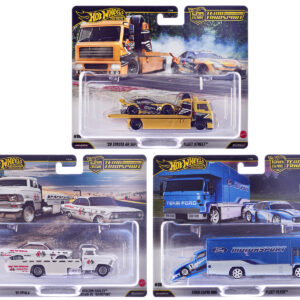 "Team Transport" 3 piece Set J 2025 "Car Culture" Series Diecast Model Cars by Hot Wheels