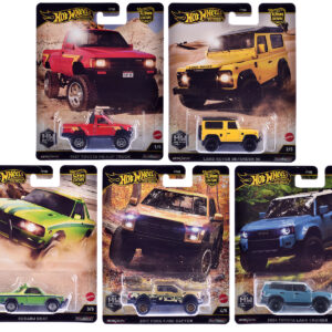 "HW Off Road" 5 piece Set "Car Culture" 2024 Series H Diecast Model Cars by Hot Wheels