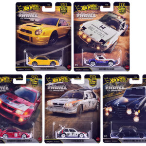 "Thrill Climbers" 5 piece Set "Car Culture 10th Anniversary" 2025 Series Q Diecast Model Cars by Hot Wheels
