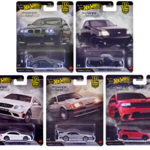 "Power Trip" 5 piece Set "Car Culture" 2026 Series R Diecast Model Cars by Hot Wheels