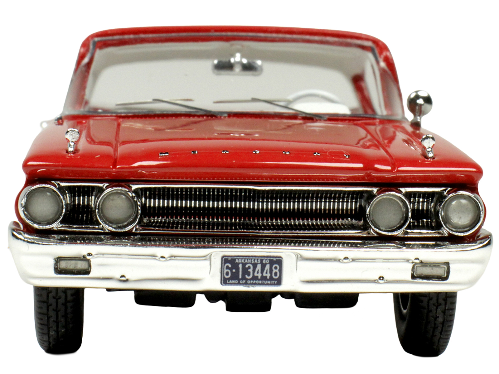 1960 Mercury Park Lane 4 Door Sedan Signal Red with White Interior Limited Edition to 200 pieces Worldwide 1/43 Model Car by Goldvarg Collection - Image 5