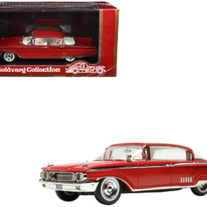 1960 Mercury Park Lane 4 Door Sedan Signal Red with White Interior Limited Edition to 200 pieces Worldwide 1/43 Model Car by Goldvarg Collection