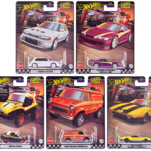 "Boulevard 106-110" 5 piece Set "Premium" 2024 Series Diecast Model Cars by Hot Wheels