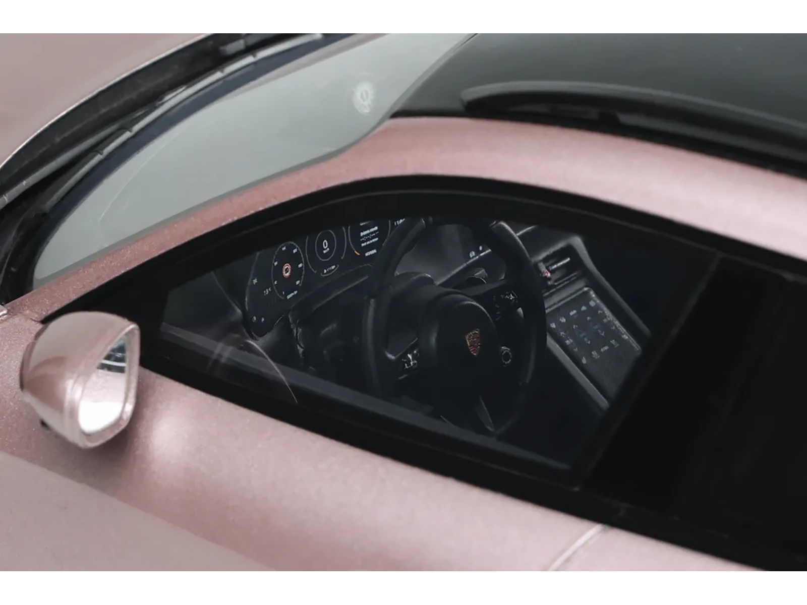 2022 Porsche Taycan Turbo S Cross Turismo Pink Metallic 1/18 Model Car by GT Spirit - Image 3