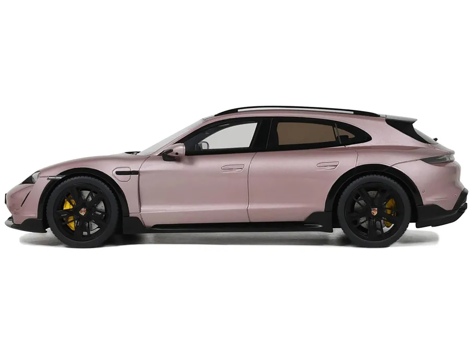 2022 Porsche Taycan Turbo S Cross Turismo Pink Metallic 1/18 Model Car by GT Spirit - Image 4
