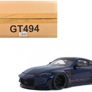 2023 Nissan 400Z by Pandem RHD (Right Hand Drive) Midnight Blue 1/18 Model Car by GT Spirit