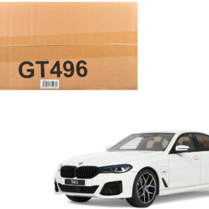 2023 BMW 545e xDrive M Sport Alpine White 1/18 Model Car by GT Spirit