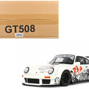 2024 RWB Akira White with Graphics "Akira" (1988) Movie 1/18 Model Car by GT Spirit