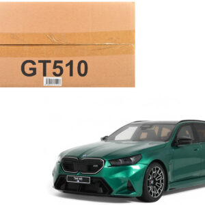 2024 BMW M5 Touring (G99) Isle of Man Green Metallic with Black Top 1/18 Model Car by GT Spirit