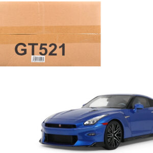 2024 Nissan GT-R Skyline Edition Bayside Blue Metallic 1/18 Model Car by GT Spirit