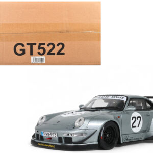 2024 RWB Yuiitsumuni #27 Silver Metallic 1/18 Model Car by GT Spirit