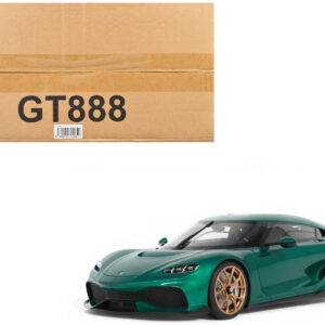 2024 Koenigsegg Gemera Racing Green Metallic 1/18 Model Car by GT Spirit