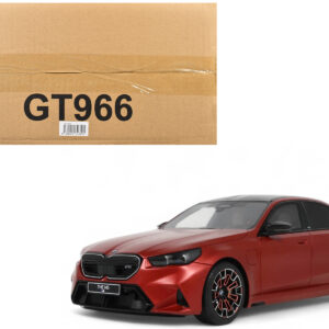 2025 BMW M5 (G90) Pebble Beach Edition Fire Orange Metallic with Black Top 1/18 Model Car by GT Spirit