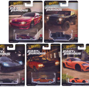 "Fast & Furious" 2025 5 piece Set L Model Cars by Hot Wheels
