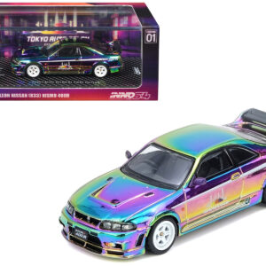 Nissan Skyline GT-R (R33) Nismo 400R RHD (Right Hand Drive) Chameleon "Tokyo Auto Salon Kuala Lumpur First Edition" 1/64 Diecast Model Car by Inno Models