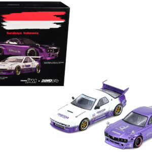 International Automotive Modified (IAM) "2025 Surayaba Indonesia" Box Set of 2 Pieces 1/64 Diecast Model Cars by Inno Models