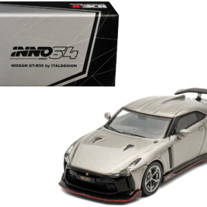 Nissan GT-R50 By ItalDesign Gray Metallic "Indonesia Diecast Expo 2024 Exclusive Edition" 1/64 Diecast Model Car by Inno Models