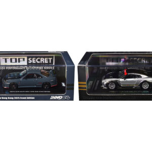 Nissan Top Secret "Tokyo Auto Salon Hong Kong 2025 Event Edition" Set of 2 Pieces 1/64 Diecast Model Car by Inno Models
