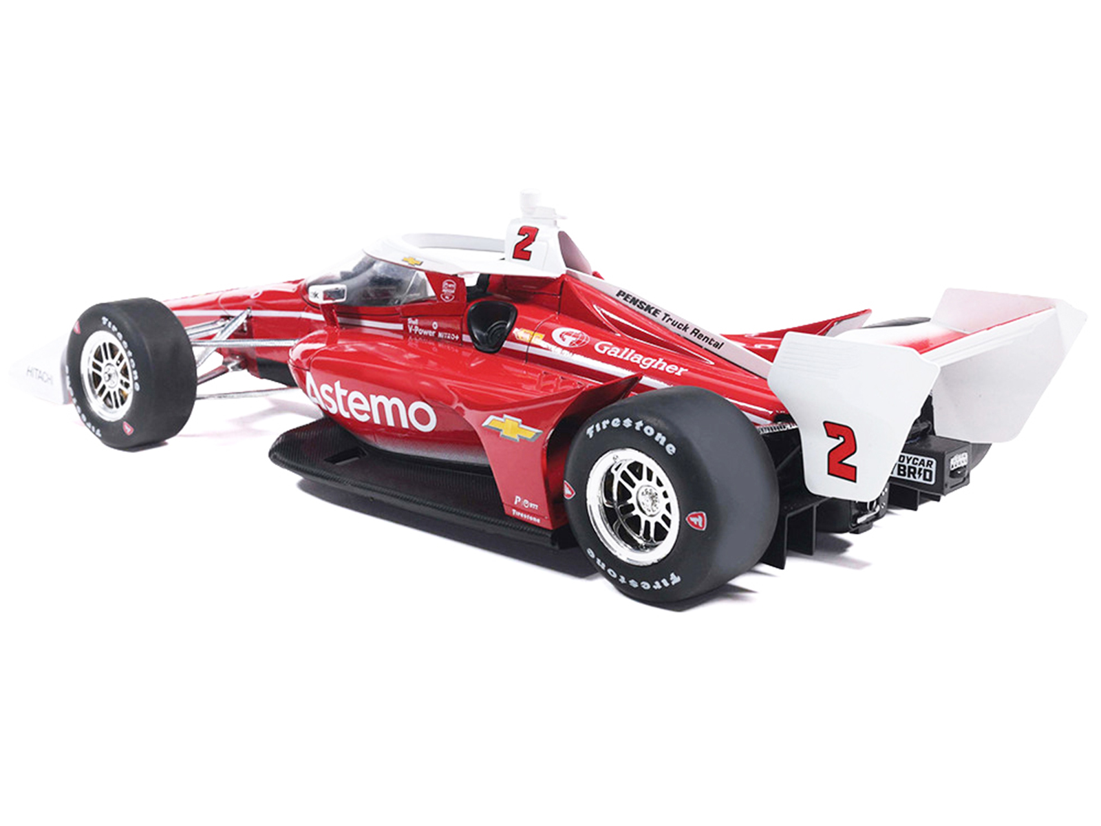 Dallara IndyCar #2 Josef Newgarden "Astemo" Team Penske (Road Course Configuration) "NTT IndyCar Series" (2026) 1/18 Diecast Model Car by IXO Models - Image 3