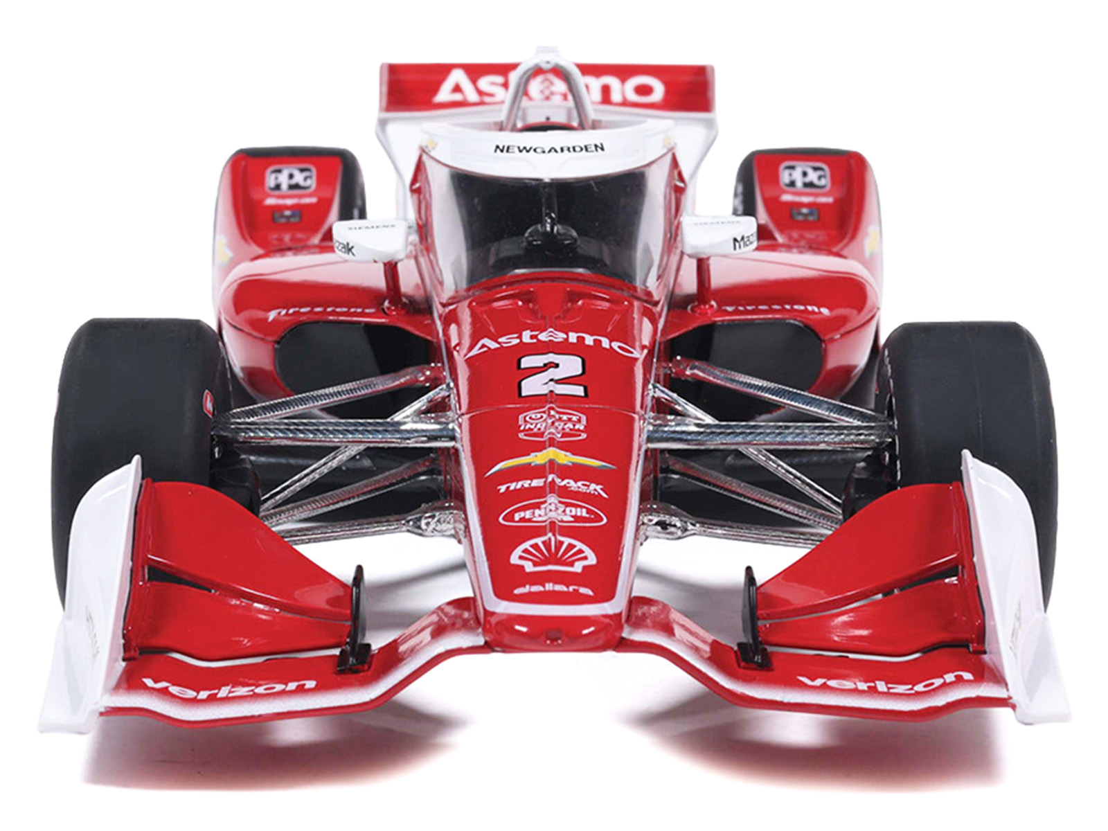 Dallara IndyCar #2 Josef Newgarden "Astemo" Team Penske (Road Course Configuration) "NTT IndyCar Series" (2026) 1/18 Diecast Model Car by IXO Models - Image 4