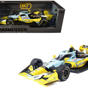 Dallara IndyCar #21 Christian Rasmussen "Splenda" Ed Carpenter Racing (Road Course Configuration) "NTT IndyCar Series" (2026) 1/18 Diecast Model Car by IXO Models