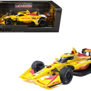 Dallara IndyCar #10 Alex Palou "DHL" Chip Ganassi Racing (Road Course Configuration) "NTT IndyCar Series" (2026) 1/18 Diecast Model Car by IXO Models