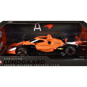 Dallara IndyCar #7 Christian Lundgaard "McLaren" Arrow McLaren (Road Course Configuration) "NTT IndyCar Series" (2026) 1/18 Diecast Model Car by IXO Models