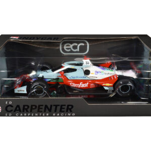 Dallara IndyCar #33 Ed Carpenter "Slim Fast" Ed Carpenter Racing (Road Course Configuration) "NTT IndyCar Series" (2026) 1/18 Diecast Model Car by IXO Models
