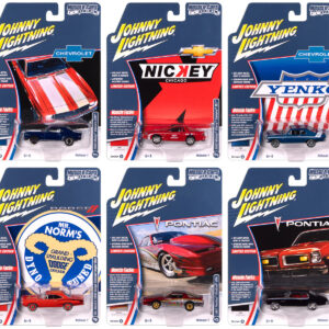 "Muscle Cars USA" 2025 Release 1 Set A of 6 pieces 1/64 Diecast Model Cars by Johnny Lightning