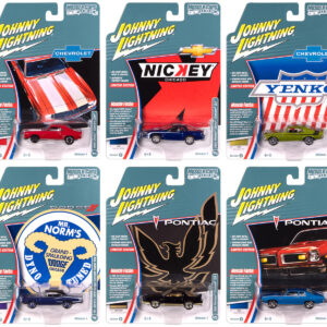 "Muscle Cars USA" 2025 Release 1 Set B of 6 pieces 1/64 Diecast Model Cars by Johnny Lightning
