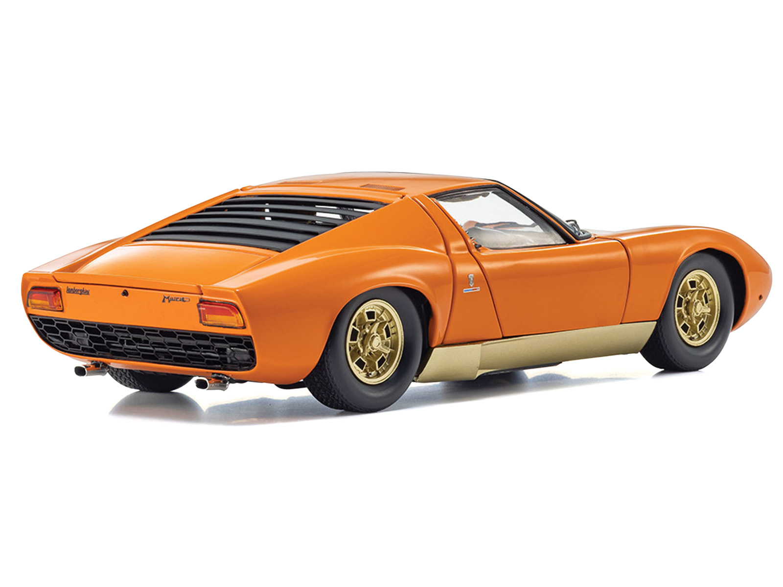 Lamborghini Miura P 400 Orange 1/18 Diecast Model Car by Kyosho - Image 5