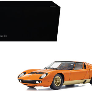 Lamborghini Miura P 400 Orange 1/18 Diecast Model Car by Kyosho