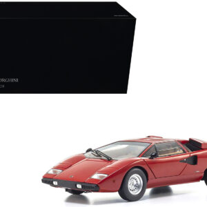 Lamborghini Countach LP 400 Red 1/18 Diecast Model Car by Kyosho