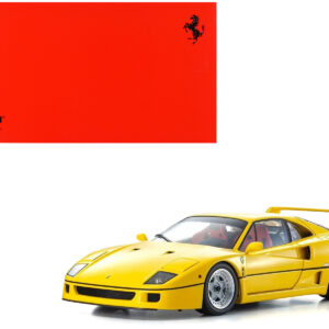 Ferrari F40 Yellow 1/18 Diecast Model Car by Kyosho